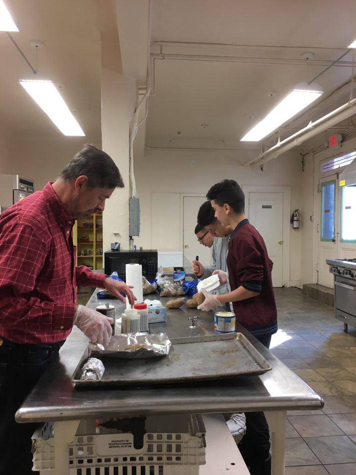 2018 Pastor Jon Brown with the Youth Volunteers