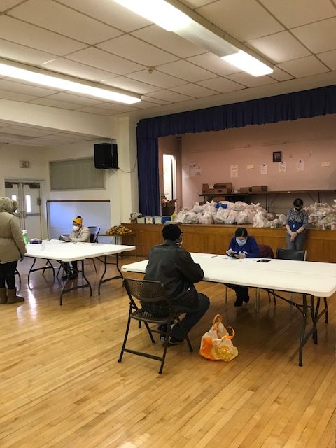 2020 April  Food Pantry- Social Distancing