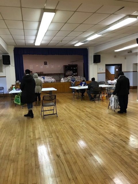 2020 April  Food Pantry- Social Distancing